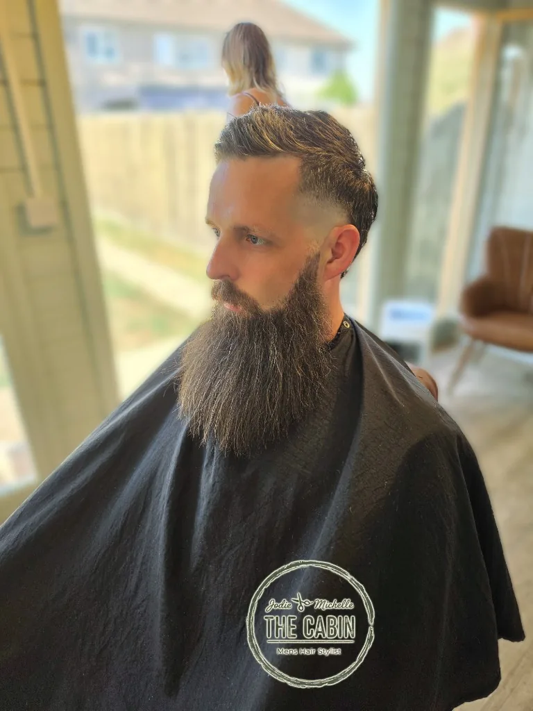 Beard trim after